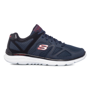 Scarpe da ginnastica blu da uomo con sottopiede Memoy Foam e suola Lite-Weight Skechers Verse - Flash Point, Brand, SKU s321000537, Immagine 0